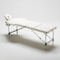 Table de massage portable pliante en aluminium à 3 zones 210 cm Thai Offre