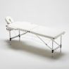Draagbare opvouwbare aluminium massagetafel met 2 zones 210 cm Shiatsu Aanbod