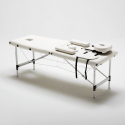 Table de massage pliante en aluminium portable 2 zones 210 cm Shiatsu Remises