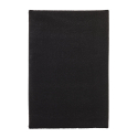 Tapis de salon rectangulaire noir moderne Casacolora CCNER Vente