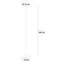 RGB LED vloerlamp in modern minimalistisch design met afstandsbediening Dubhe Voorraad