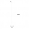 RGB LED vloerlamp in modern minimalistisch design met afstandsbediening Dubhe Voorraad