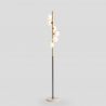 Design LED vloerlamp met bolvormige lampenkappen en marmeren voet Alibreo Verkoop