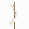 Design staande lamp met LED lampenkappen marmeren voet ALIBREO Catalogus
