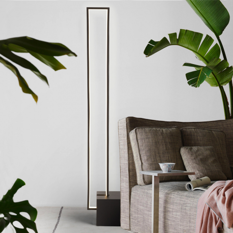 LED vloerlamp in modern minimalistisch rechthoekig design SIRIO