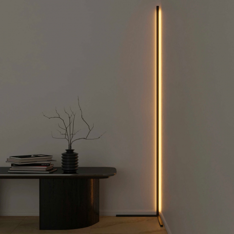 VEGA vloerlamp met LED hoekstandaard in modern minimalistisch design Aanbieding