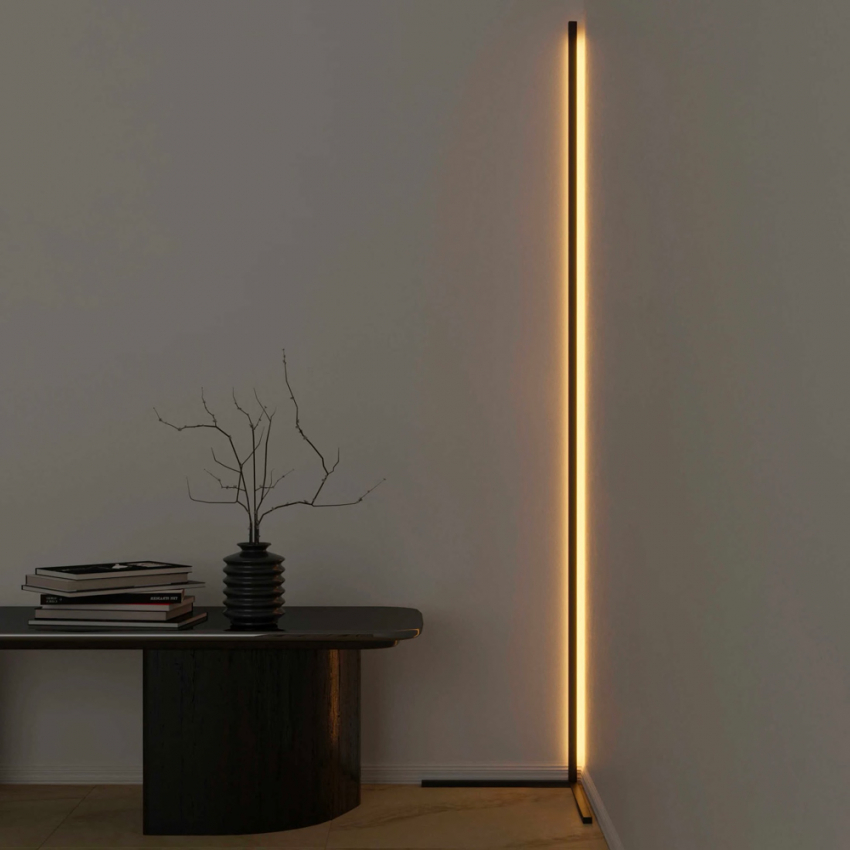 Moderne minimalistisch design LED-hoekvloerlamp Vega Aanbieding