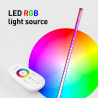 RGB LED vloerlamp in modern minimalistisch design met afstandsbediening Dubhe Aanbod