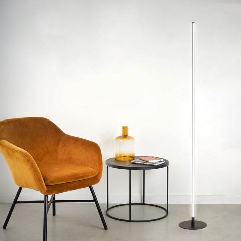 Lampadaire LED sur pied au design moderne élégant et minimaliste Algol