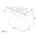 Professionele opvouwbare tafelvoetbaltafel Acaria Kortingen