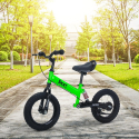 Vélo pour enfants sans pédales avec frein roues gonflables et béquille balance bikeDoc Vente