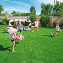 Opblaasbaar voetbaldoel met 2 voetballen 213x117x125 cm 52058 Bestway Korting