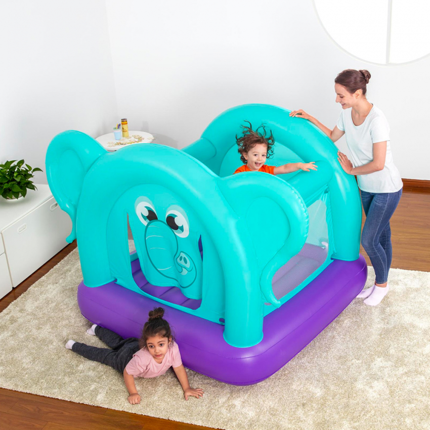 Opblaasbaar springkussen olifant voor kinderen 155x203x155 cm 52355 Bestway Aanbieding Opblaasbaar springkussen olifant voor kinderen 155x203x155 cm 52355 Bestway Aanbieding