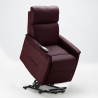 Fauteuil relax électrique avec releveur et roulettes arrière Amalia 