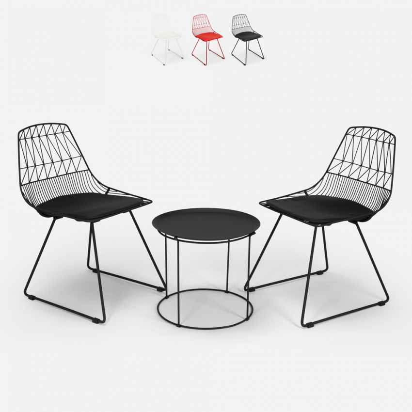 Set of table and 2 chairs for indoor and outdoor house bar Etzy Aanbieding