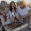 Barbecue pliant portatif pour barbecue plein air charbon de bois Jujube Offre