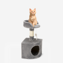 Chenil de plate-forme de colonne de sisal 60 cm peluche d'angle de poteau de chat Korat Catalogue