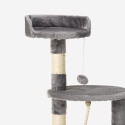 Kattenkrabpaal met 3 verdiepingen, sisaltouw en slaapplekken 115 cm Birman Keuze