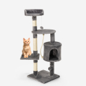 Kattenkrabpaal met 3 verdiepingen, sisaltouw en slaapplekken 115 cm Birman Kortingen