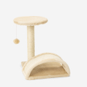 Arbre à chat avec colonne sisal et tunnel en arc 45 cm jeu relax balle Manx Catalogue