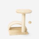 Arbre à chat avec colonne sisal et tunnel en arc 45 cm jeu relax balle Manx Choix