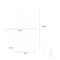 Kattenkrabpaal met 4 verdiepingen en diverse slaapplekken 120 cm Bengal 