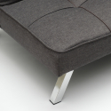 Canapé Convertible 2 places Clic Clac en tissu design moderne Gemma Catalogue