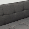 Canapé Convertible 2 places Clic Clac en tissu design moderne Gemma Réductions