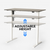 Elektrisch in hoogte verstelbaar design bureau 120x60 cm Standwalk Model