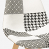 Nordic design patchwork stoel Robin 