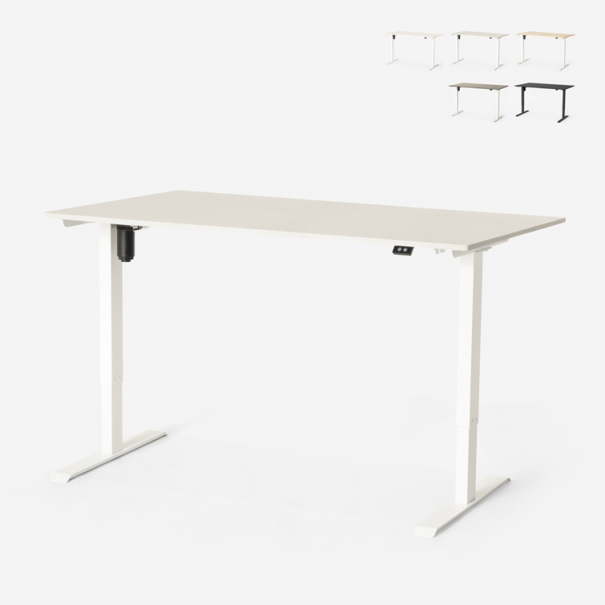 Elektrisch in hoogte verstelbaar design bureau 160x80 cm Standwalk Kortingen