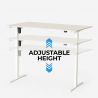 Elektrisch in hoogte verstelbaar design bureau 160x80 cm Standwalk 