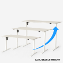 Elektrisch in hoogte verstelbaar design bureau 160x80 cm Standwalk 