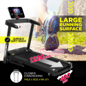 Elektrische loopband met helling en inklapbare ruimtebesparende home gym Edinburgh Verkoop