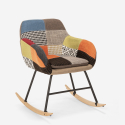 Schommelstoel Woodpecker in modern design Afmetingen