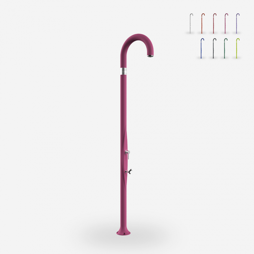 Douche met voetdouche mengkraan voor buiten moderne tuin ARKEMA DESIGN Grappig Yin T125 Kortingen