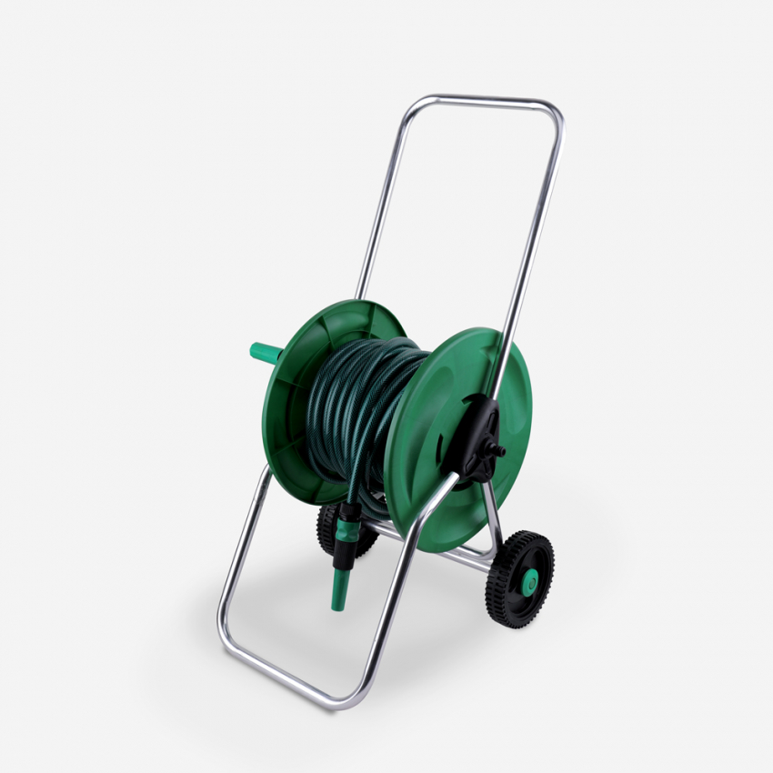 camera spiraal afwijzing Tubulus tuinslanghaspel van 20m met wielen voor tuin irrigatie