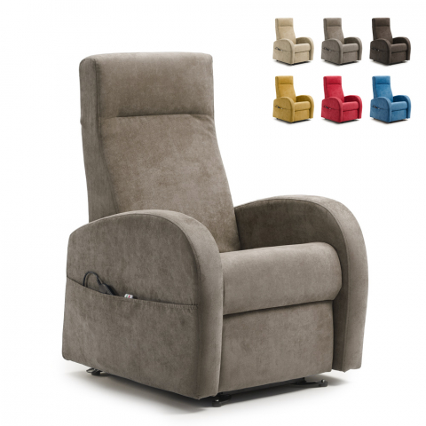 Relax fauteuil sta-op-stoel met verstelbare hoofdsteun 2 motoren en Roller system Matilde Aanbieding