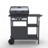 RVS barbecue BBQ op gas met 2 pits grillrooster Bagnét Verd Aanbod