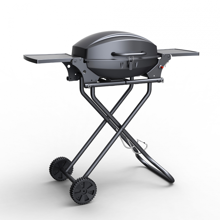 BBQ draagbare roestvrijstalen barbecue op gas Bernese Aanbieding BBQ draagbare roestvrijstalen barbecue op gas Bernese Aanbieding