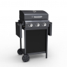 Barbecue gas RVS BBQ 3 branders opklapbare planken Romesco Aanbod