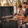 Houtskool barbecue T-Bone met inklapbaar zijplateau en wieltjes Keuze