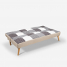 Modern design 3-zits slaapbank Kolorama in patchwork stof Aankoop