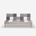 Modern design 3-zits slaapbank Kolorama in patchwork stof Kosten