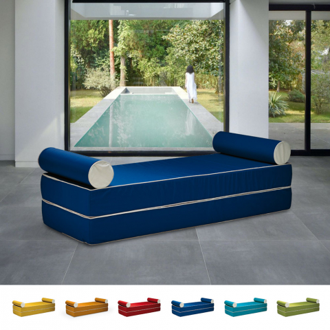 Canapé-lit double modulable au design confortable avec coussins Free Bed