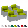 Set van 4 reserve kussens waterproof voor loungeset Grand Soleil en Bica Keuze