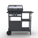 Barbecue BBQ gas RVS 2 pits grillrooster Bagnét Verd Fr Aanbod