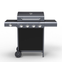 Barbecue gas BBQ van roestvrij staal met 4 + 1 branders en planken Chimichurri Aanbod