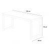 Design bureau van metaal 120x60 cm Louisville Voorraad