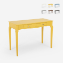 Klassieke entree tafel of bureaumeubel shabby chic van hout 106x47 cm Toscano 